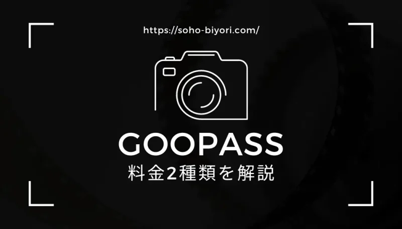 GOOPASSの料金は2種類！カメラレンタルサービスを解説のサムネイル