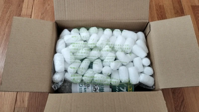 段ボールで梱包