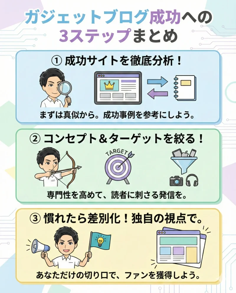 ガジェットブログを参考にしよう