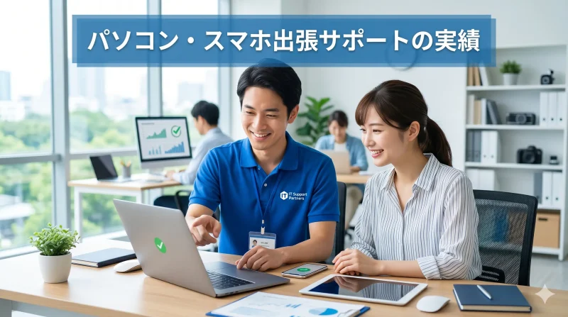 パソコン・スマホ出張サポートの実績