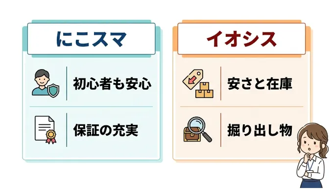 にこスマとイオシスでiPhoneを手に入れよう