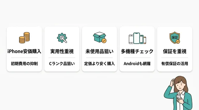 イオシスのスマホがおすすめな人